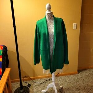 Tahari wool blend cardigan jacket